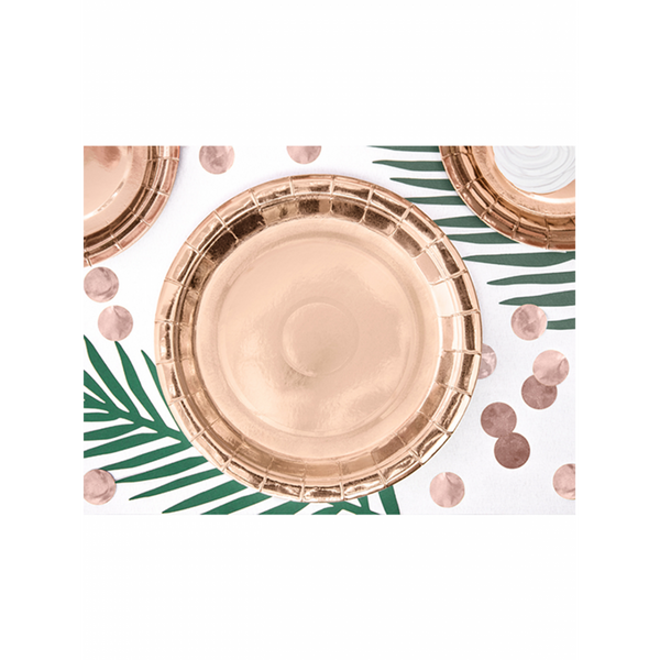 Premioloon - Pappteller Set Rosegold