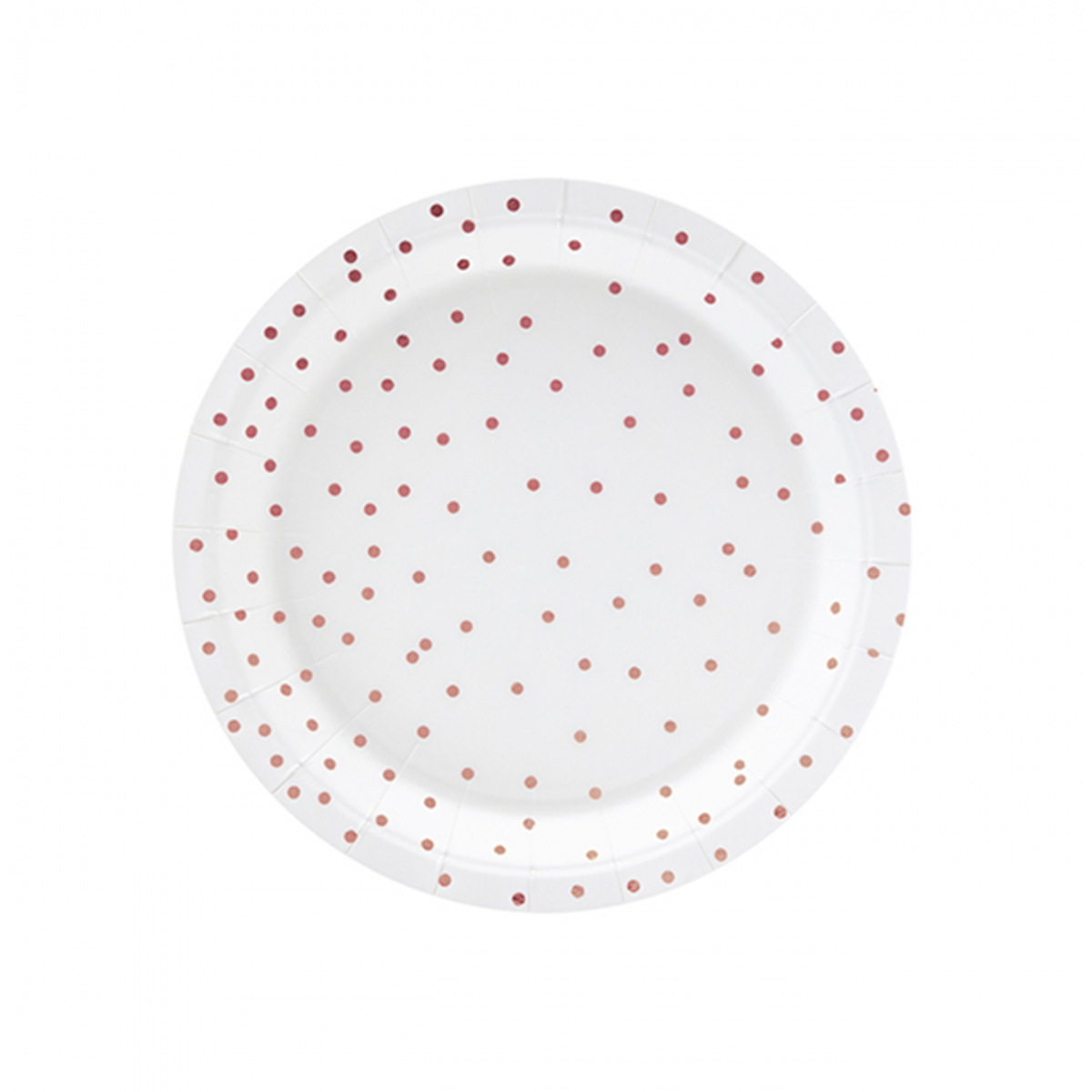 Premioloon - Pappteller Set White Dots