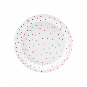 Premioloon - Pappteller Set White Dots