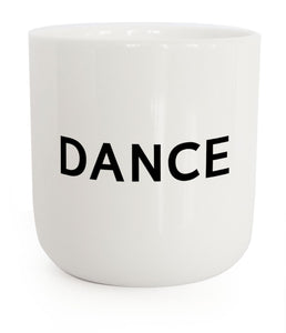 Playtype - Tasse Dance schwarz weiß