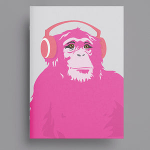 Nobis Design - Notizheft A6 Monkey