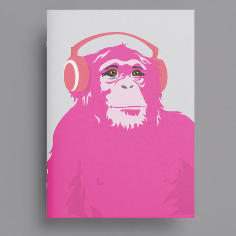 Nobis Design - Notizheft A6 Monkey