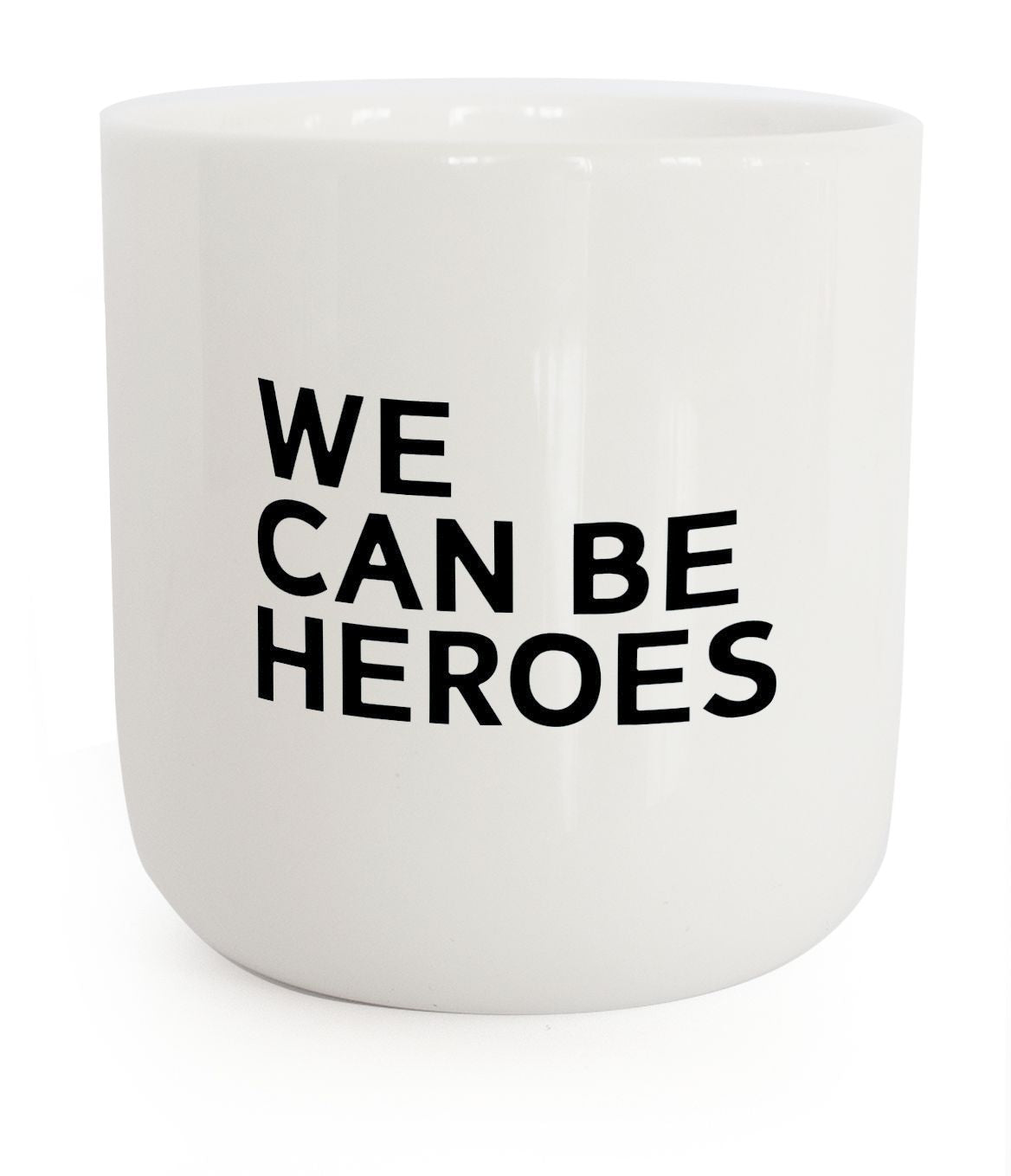 Playtype - Tasse We can be heroes schwarz weiß